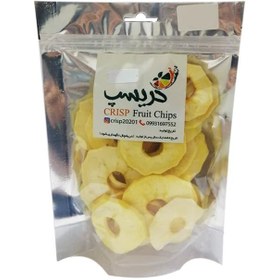 تصویر سیب خشک 100 گرمی-میوه خشک ماهلین dried apple.تغذیه سالم