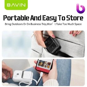 تصویر پاوربانک 10000mAh باوین Pc023 Bavin Power Bank Model PC023 10000mAh