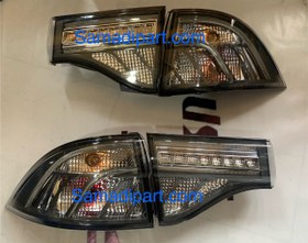 تصویر چراغ خطر سورن پلاس کامل چپ و راست(بدنه و صندوق) کروز Soren Plus hazard light on the left body