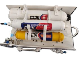 تصویر دستگاه تصفیه آب خانگی CCK ایرانی ۶ مرحله‌ای با فیلتر ممبران و مینرال 