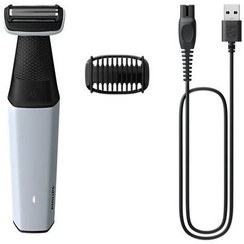 تصویر ماشین اصلاح بدن فیلیپس مدل BG3007 با تیغه استیل ضد زنگ و برش مستقیم 