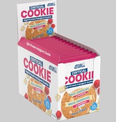 تصویر کوکی پروتئینی کریتیکال اپلاید نوتریشن (پک 12عددی) - وایت چاکلت و رزبری ا Applied Nutrition Critical Cookie Protein (Box 12 units) Applied Nutrition Critical Cookie Protein (Box 12 units)
