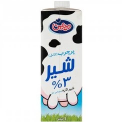 تصویر شیر پرچرب میهن ۱ لیتر 