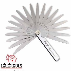 تصویر آچار فیلر 20 تیغ نووا مدل NTF 9206 Nova NTF 9206 Feeler Gauge 20 Blade