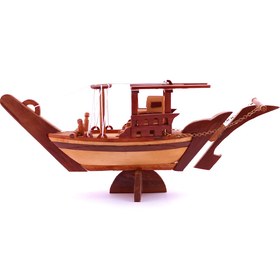 تصویر کشتی مینیاتوری گردینه L03 کپی Gordineh miniature boat L03