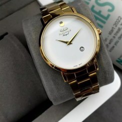 تصویر ساعت مردانه الگانس - بند سیلور صفحه سفید Elegance watch