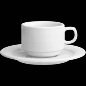 تصویر فنجان چای خوری چینی زرین سفید (سایز 8) Zarin Iran Hotel-49 White 1 Piece Porcelain Tea Cup 8