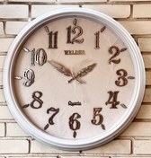 تصویر ساعت دیواری ولدر ۶۴۶ - طوسی Welder 646