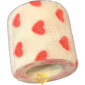 تصویر چسب خود چسب ورزشی طرح قلب 