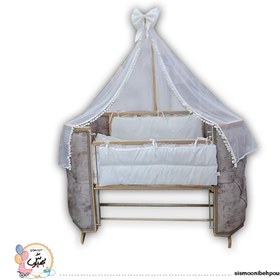 تصویر تخت کنار مادر الیت مدل لمسه کوبی 