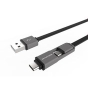 تصویر کابل دو کاره Type-C و Micro USB نیلکین Nillkin Plus Cable 