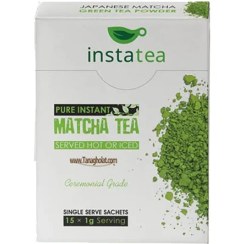 تصویر چای ماچا اینستا تی ۱۵ عددی ساشه ای 