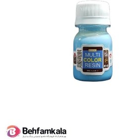 تصویر رنگ خمیری رزین آبی روشن سوداکو 