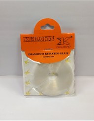 تصویر چسب رولی اکستنشن کراتین اصلی - بی رنگ 