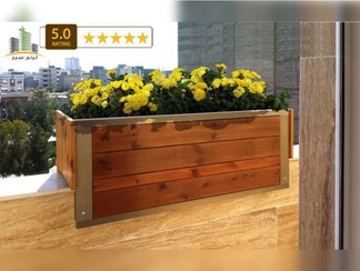 تصویر فلاور باکس نمای ساختمان 