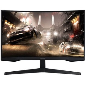 تصویر مانیتور مخصوص بازی سامسونگ مدل LC34G55TW-W سایز 34 اینچ Samsung LC34G55TW-W GAMING Monitor 34 Inch