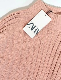 تصویر کراپ بافت مخمل زارا کد117 Knitted Crop