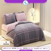 تصویر روتختی دو نفره ساتین پنبه پلاس کارینا مدل کریسمس ملحفه 140 