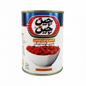 تصویر کنسرو لوبیا چیتی با سس گوجه فرنگی چین چین – 400 گرم Chichin Canned Beans In Tomato Sauce - 400 gr