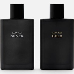 تصویر عطر مردانه زارا سیلور و گلد بسته بندی دو تایی ZARA MAN SILVER EDT 90ML + ZARA MAN GOLD EDT 90ML 