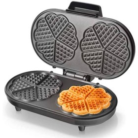 تصویر وافل ساز ساچی، مشکی، NL-WM-1551 Saachi Waffle Maker, Black, NL-WM-1551