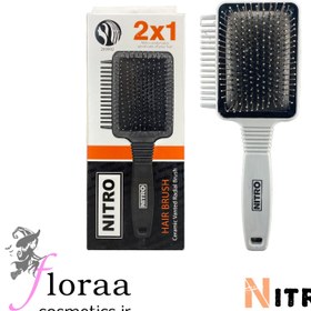 تصویر برس مو نیترو NITRO مدل HAIR BRUSH طرح 2×1 