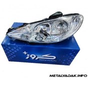 تصویر چراغ جلو پژو مناسب ۲۰۶ تیپ ۲ و ۵ مارک کروز 