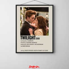 تصویر تابلو Twilight - A3: 30x42cm / چوب روشن عرض ۳ سانتی‌متر 