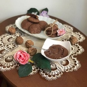 تصویر کوکی خانگی و تازه نوتلا در بسته های 300 گرمی همراه با سس مخصوص 