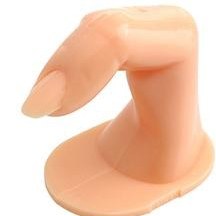 تصویر انگشت مصنوعی آموزشی تمرین کاشت ناخن فینگر بدون ناخن artificial finger for practice / finger without nail