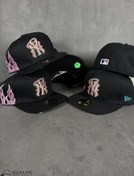 تصویر کلاه کپ فیت بک NY مشکی کد293 