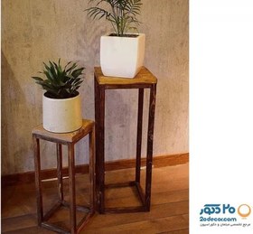 تصویر چهارپایه گلدان فندی مدل f008 