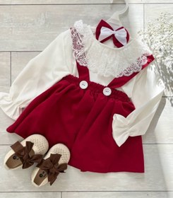 تصویر سه تیکه شومیز دامن 