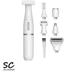تصویر اپیلاتور کیمی مدل KM-3523 ست اصلاح ۶ کاره بدون حساسیت 