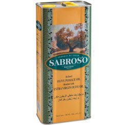 تصویر روغن زیتون سابروسو SABROSO اسپانیا 4 لیتر قوطی 