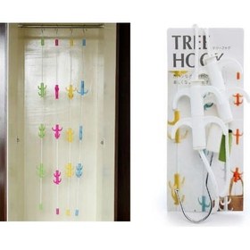 تصویر قلاب درختی برای آویز داخل کمد سازمان‌دهنده برند anka Tree Hook Inside Wardrobe Organizer Hanger