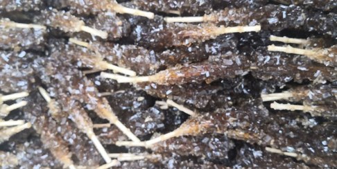 تصویر نبات چوبی شکر قهوه ای نیم کیلویی 