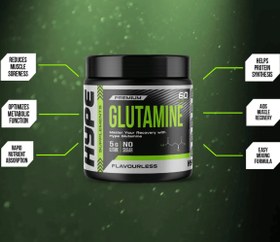 تصویر گلوتامین ۳۰۰ گرم هایپ HYPE Glutamine | 300g