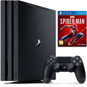 تصویر پلی استیشن 4 پرو ریجن 2 باندل اسپایدرمن- Playstation 4 Pro Bundle SpiderMan 