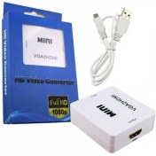 تصویر تبدیل مینی مدل VGA به HDMI ا MINI VGA to HDMI Convertor MINI VGA to HDMI Convertor