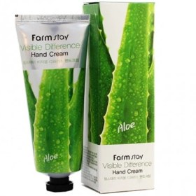 تصویر کرم دست آلوئه ورا فارم استی مدل Farm Stay Visible Difference Hand Cream (Aloe 