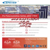 تصویر پنل‌های خورشیدی EPEVER (Perc Poly P6 40W-170W) 