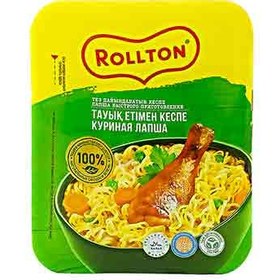 تصویر نودل بشقابی رولتون Rollton قزاقستان با طعم مرغ و سبزیجات 90 گرم 