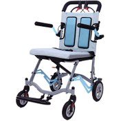 تصویر ویلچر ارتوپدی مسافرتی 411-LAJ جی تی اس travel orthopedic wheelchair 411-LAJ JTS