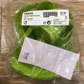 تصویر ست غذاخوری 4 تکه کودک ایکیا مدل MATA IKEA MATA 4 piece eating set