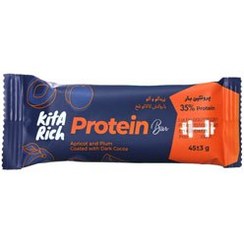 تصویر پروتئین زردآلو و آلو 45 گرم کیتاریچ بار Apricot And Plum Protein 45 G Kitaric Bar