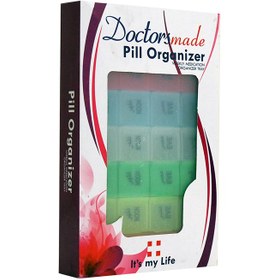 تصویر جعبه یادآوری هفتگی و روزانه دارو دکتر مد Doctors Made weekly & Daily Pill Organizer Tray 