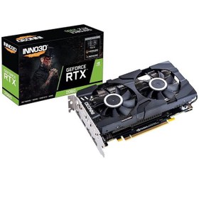 تصویر کارت گرافیک استوک 8 گیگ INNO3D GEFORCE RTX 2060 TWIN X2 OC 