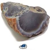 تصویر سنگ عقیق کبود پوسته دار نمونه اصل و معدنی S1635 