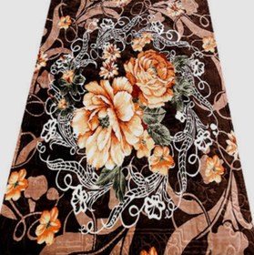 تصویر پتو چیکا گلدار یکنفره 